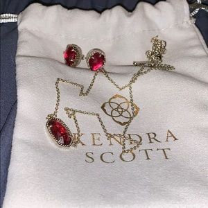 Kendra Scott earrings & necklace